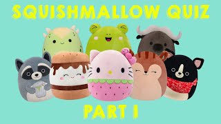 SQUISHMALLOWS  QUIZ - How many can you name? Part 1 of our "Famous Toys" Series. #squishmallows