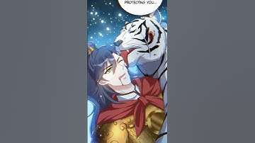 Thumbnail of The tiger queen ribbon is a human ☠️#comic#song#video#manhwa