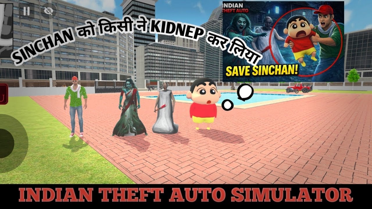 Indian Theft Auto Simulator 😱 | Horror + Funny Characters Gameplay 🔥