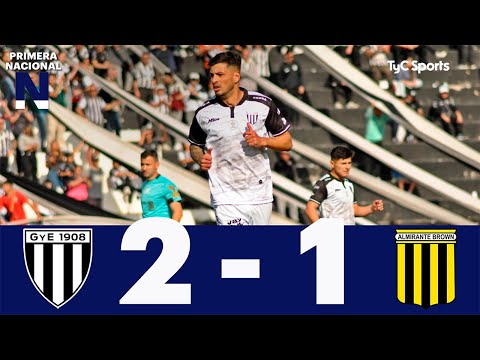 Gimnasia (M) 2-1 Almirante Brown | Primera Nacional | Fecha 27 (Zona B)