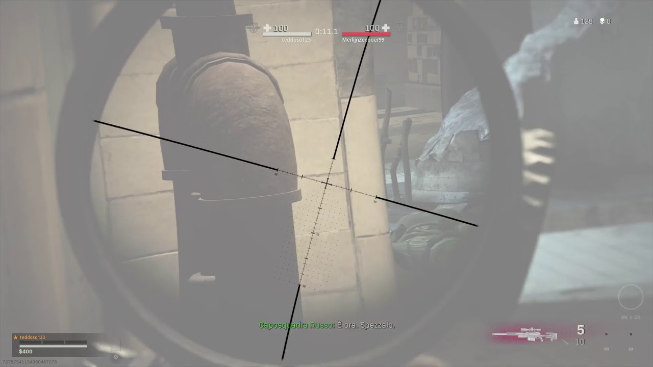 Cod zone la mia prima partita - YouTube