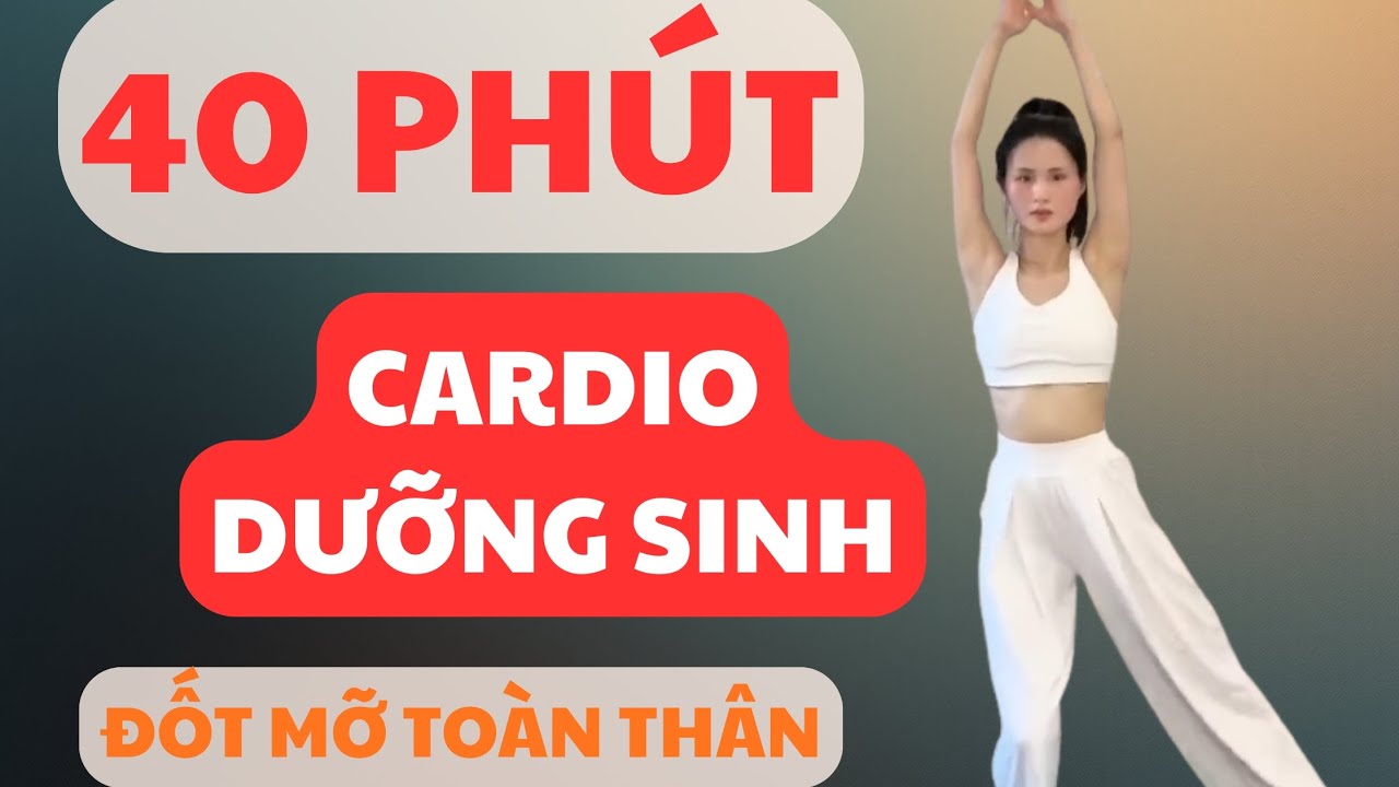 CARDIO DƯỠNG SINH | Bài Đốt Mỡ Toàn Thân Kết Hợp | Phù hợp mọi lứa tuổi