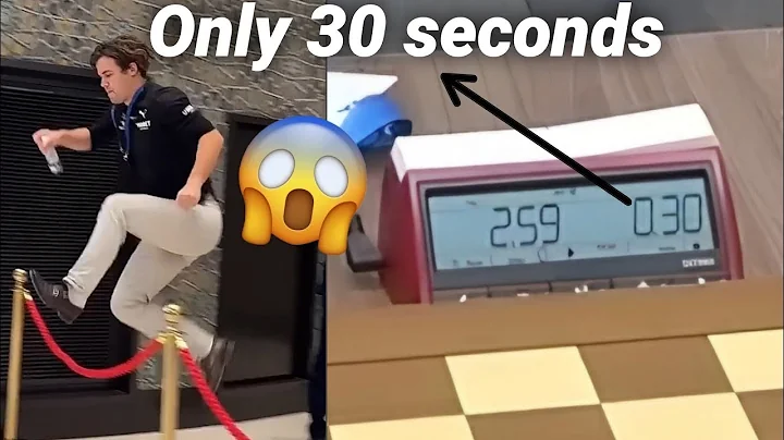 Magnus Arrived LATE… with Just 30 Seconds on the Clock! 😳🔥