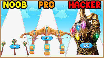 NOOB vs PRO vs HACKER - Weapon Evolution