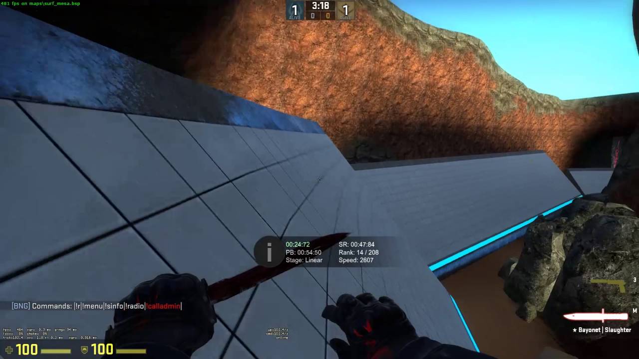 Dank Surfing on Surf_Mesa - CS:GO - YouTube