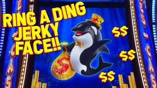 BACK TO BACK BONUS IN MY LIFE!! with VegasLowRoller on Whales of Cash Slot Machine!!