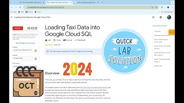 [2024] Loading Taxi Data into Google Cloud SQL || #qwiklabs || #coursera