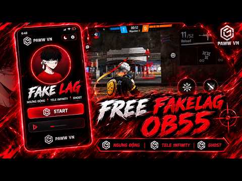 FREE FAKE LAG PAWWVN PING V5 👑 | FREEZE + INFINITY TELEKILL FIXED + GOST 💥 | FF OB55 ANTIBAND 💯