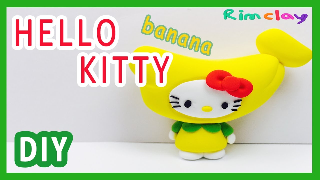 [DIY] 바나나 헬로 키티 만들기 / How to make a Banana Hello Kitty YouTube