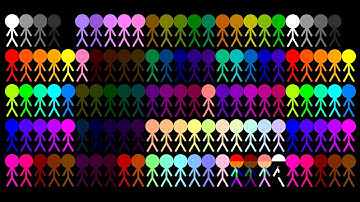 100 Color RTTB Run Race ASRM in Algodoo