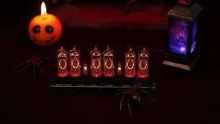 Halloween present Nixie clock In-14 tubes