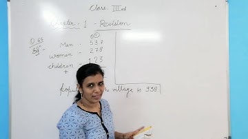 Class 3:New Composite mathematics; chapter 1 Revision : Questions no. 66 to 72.