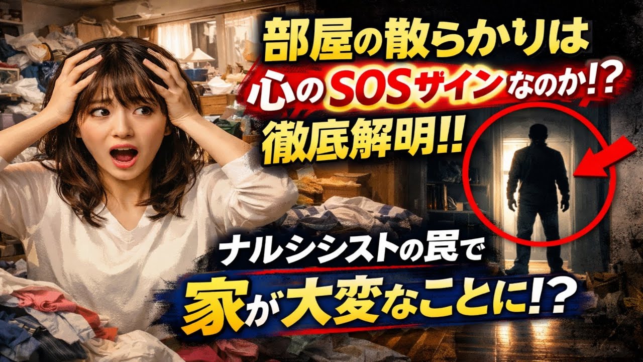 部屋の散らかりは、心のSOSサインなのか？
