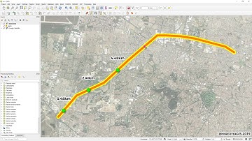 Linear Referencing System symbology in QGIS
