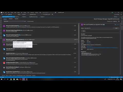 SignalR in .NET