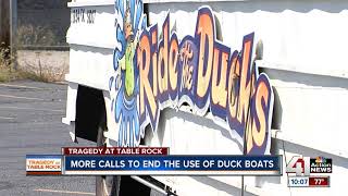 Former chair of NTSB, others call for ban on duck boat tours