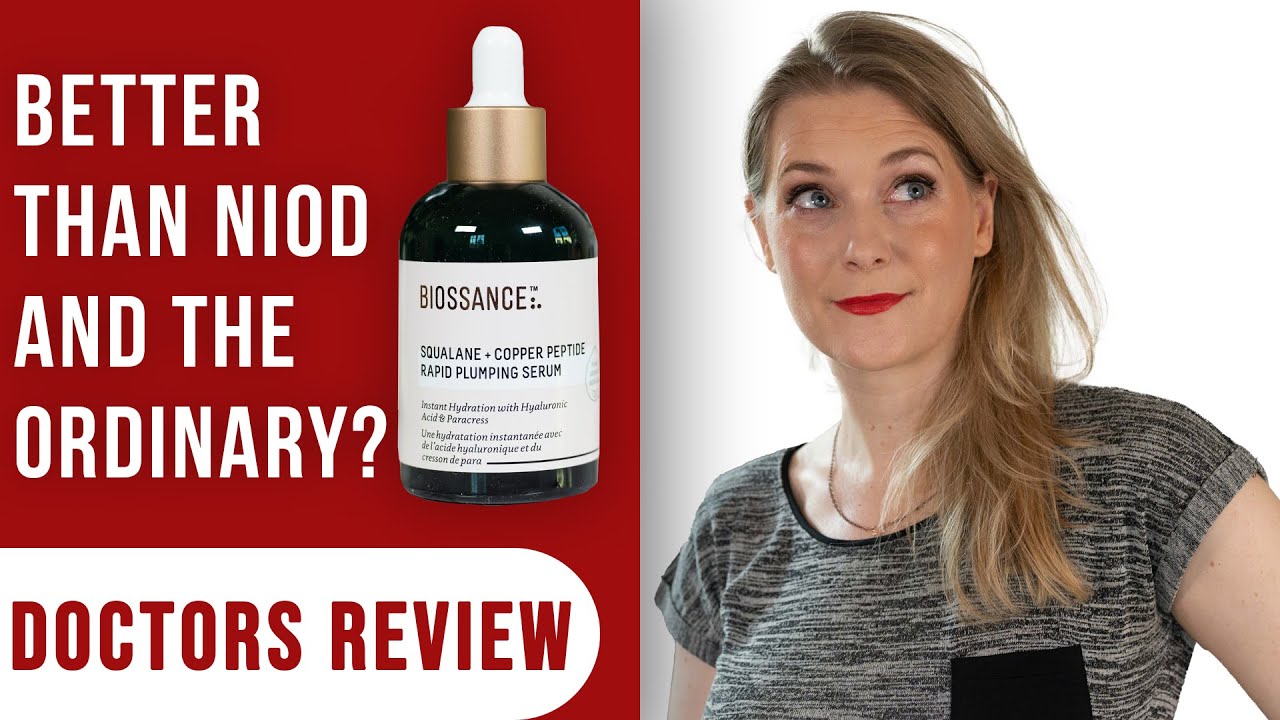 Biossance Squalane + Copper Peptides Rapid Plumping Serum - Better than The  Ordinary and NIOD? | Doctors Review