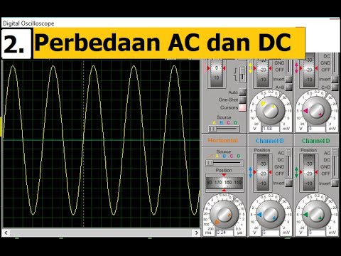 2. Perbedaan arus AC dan DC, belajar kelistrikan dasar 2 , dengan ...