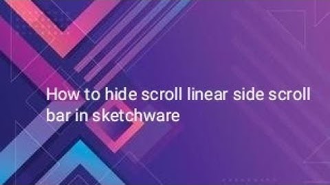 How to hide scroll linear side scroll bar in sketchware  #viral video