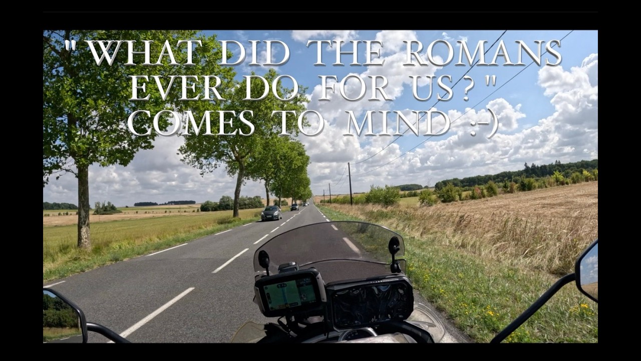 Motorcycle Tour Ireland to France Italy 2025 Ep 16 - WHAT DID THE ROMANS EVER DO FOR US ?