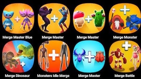 Merge master blue monster Android, ios gameplay Trailer #mergegames #mergemaster #mergemonster