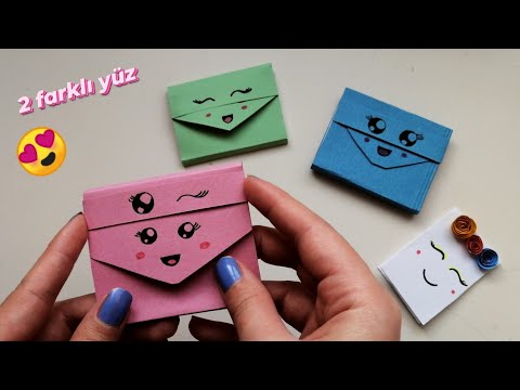 DIY TEK BİR KAĞITLA NOT DEFTERİ YAPIMI - DIY OKULA DÖNÜŞ | Origami craft