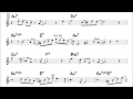 Blue Bossa Easy Solo Example  -1 for Alto Sax