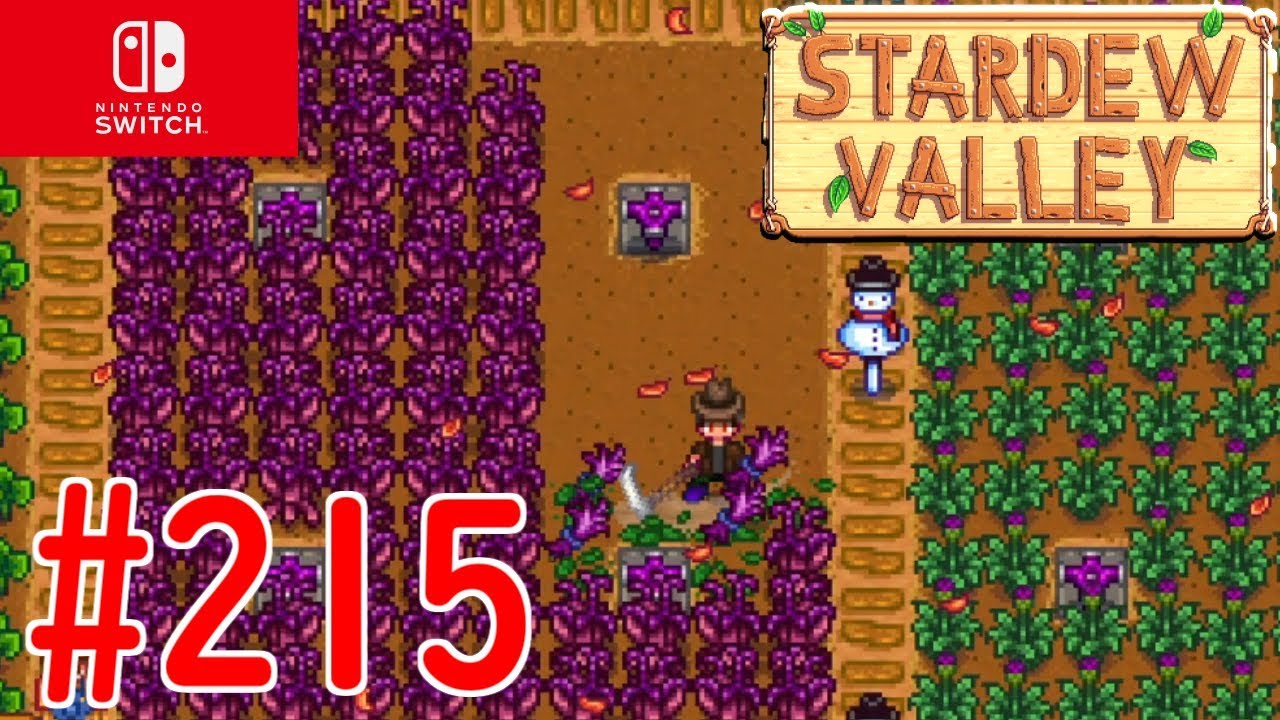 215 アマランサスが秋っぽくてとてもいい Stardew Valley Switch版 あるまちゃんねる Let S Play Index