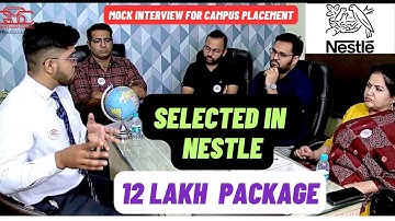 12 LAKH PACKAGE IN NESTLE LTD AT CMA CAMPUS | CMA SAURABH GUPTA | CMA AKSHAY SEN