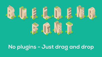 Building Font – Typography Animation