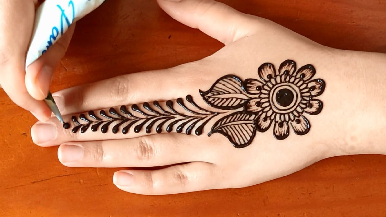 South Korea Henna mehndi design - Easy easy to make mehndi design 2021 ...