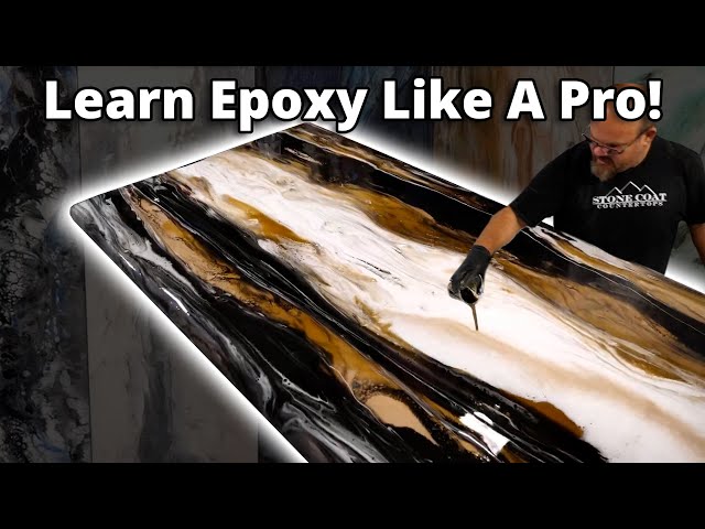 Learn to Make Black Marble with Epoxy