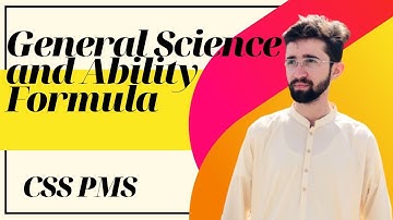 Introduction to General Science and Ability | How to pass GSA | CSS LMS | With Mushtaq
