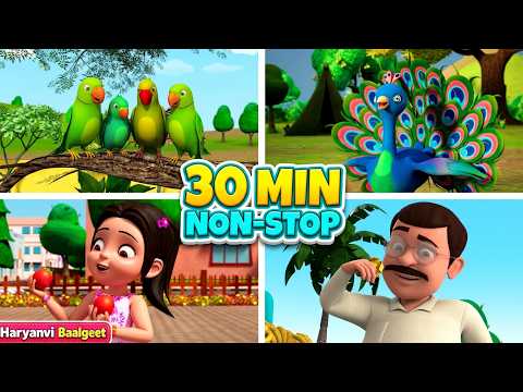 30 मिनट की सुपरहिट राइम्स! 🔥🎵 Non-Stop Haryanvi Super Hit Rhymes for Kids | TMKOC Haryanvi Rhymes