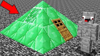 Heimlich Eine Emerald Pyramide😅.. In Minecraft Lucky Block Bedwars