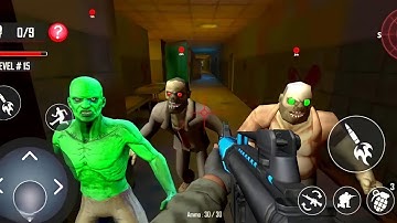 Scary Zombie FPS Shooting-Hospitalmode _Android GamePlay #2