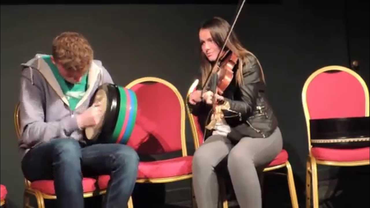 Recital of master class member (4); Áine McGeeney on fiddle Craiceann