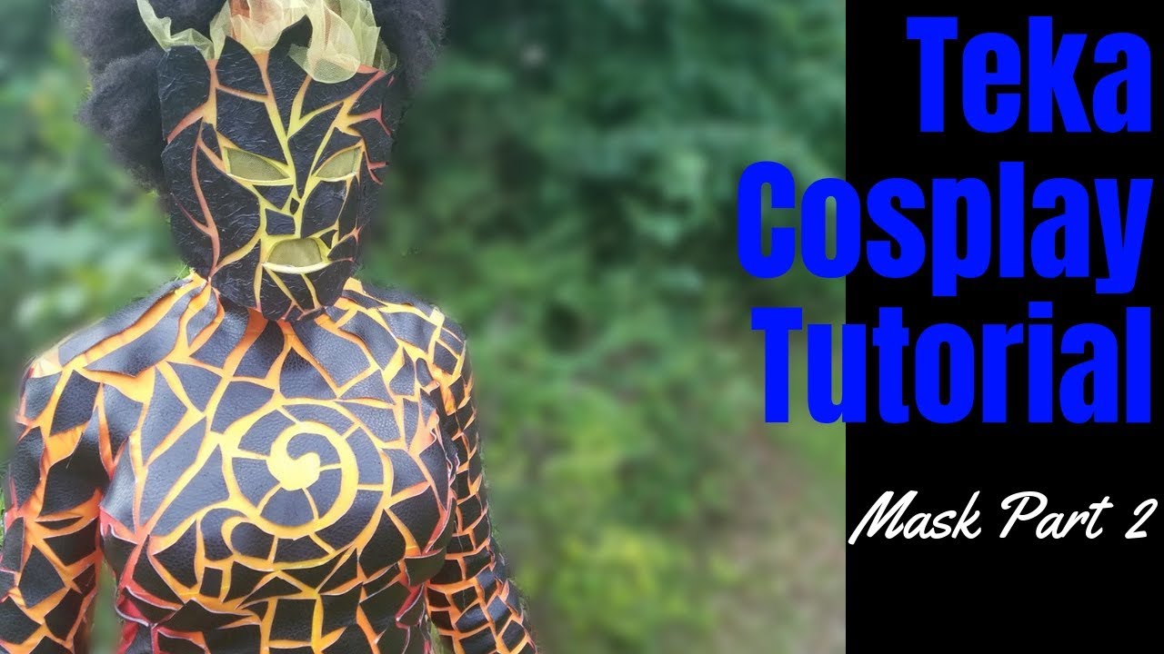 Cosplay Tutorial - Teka Mask Part 2 - YouTube