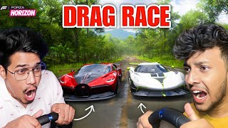 SUPER CARS DRAG RACE! 🔥@AnshuBisht Car Vs @DattraxGaming Car | Forza Horizon 5 | GAMERFLEET