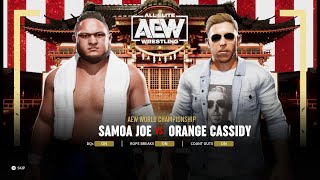 AEW Fight Forever - Samoa Joe vs. Orange Cassidy (PS4)