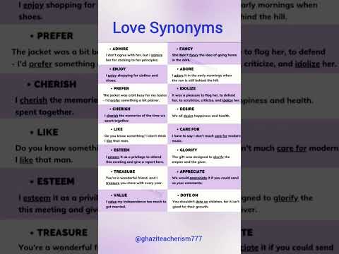 Did You Know These Synonyms For LoveTime To Express Your Love To Your Loved Ones Valentinesday