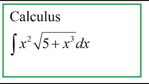 Calculus (video 207): Integration Using Substitution Method (part 2)