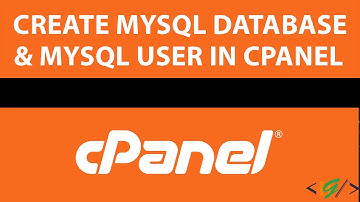 Create MySQL Database and MySQL Database User in cPanel | cPanel Tutorial