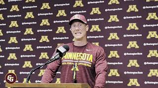 Full Minnesota's coordinators address the media ahead of the Gophers week 3 game against Akron News