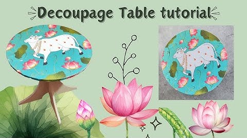 DIY Decoupage Table Tutorial | Transform Your Space!