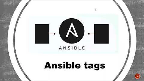 Ansible tags - How to run particular task in given ansible playbook