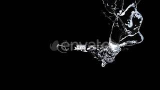 Water Flow Slowly 4K | Motion Graphics - Envato elements