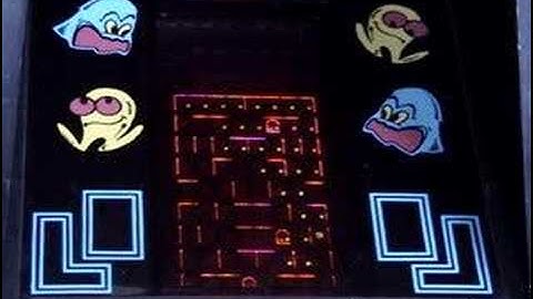Pacman Tabletop Coleco Game overview