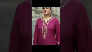 “Magenta Kurta with Golden Embroidery | Ethnic Wear Style”|#shorts #fashion #youtubeshorts