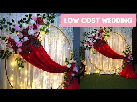 Diy Round Wedding Backdrop at home